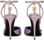 Dolce & Gabbana padlock-embellished pumps Purple - Thumbnail 3
