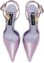 Dolce & Gabbana padlock-embellished pumps Purple - Thumbnail 4
