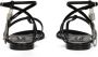 Dolce & Gabbana padlock patent-leather flat sandals Black - Thumbnail 3