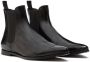 Dolce & Gabbana panelled pointed-toe ankle boots Black - Thumbnail 2