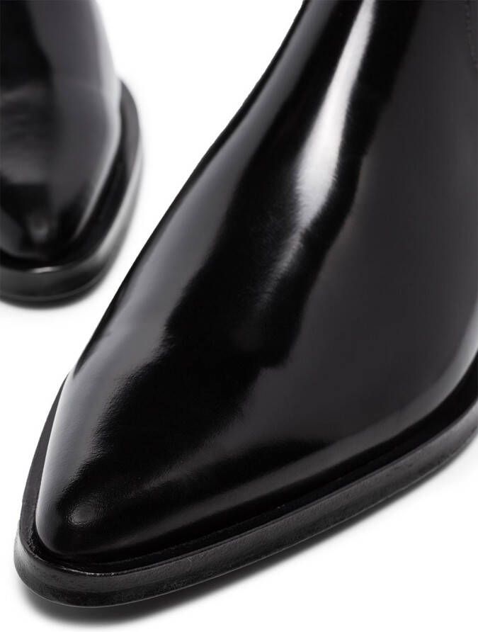Dolce & Gabbana patent Chelsea boots Black
