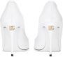 Dolce & Gabbana Cardinale 90mm patent leather pumps White - Thumbnail 3