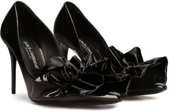 Dolce & Gabbana patent leather pumps Black
