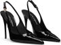 Dolce & Gabbana patent-leather slingback pumps Black - Thumbnail 2