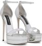 Dolce & Gabbana platform high-heel sandals Grey - Thumbnail 2