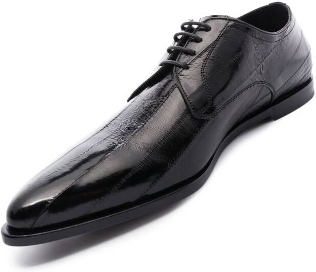 Dolce & Gabbana point-toe Derby shoes Black