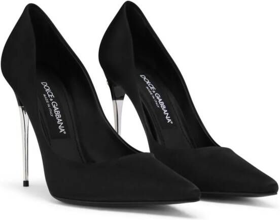 Dolce & Gabbana pointed leather pumps Black