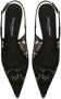 Dolce & Gabbana pointed-toe lace-panelled pumps Black - Thumbnail 4