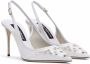 Dolce & Gabbana pointed-toe slingback pumps White - Thumbnail 2