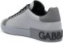 Dolce & Gabbana Portofino leather sneakers Grey - Thumbnail 3