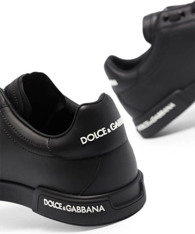 Dolce & Gabbana Portofino logo-detail sneakers Black