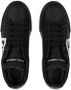 Dolce & Gabbana Portofino logo-tag leather sneakers Black - Thumbnail 4