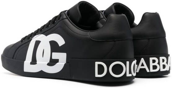 Dolce & Gabbana Portofino logo-print sneakers Black