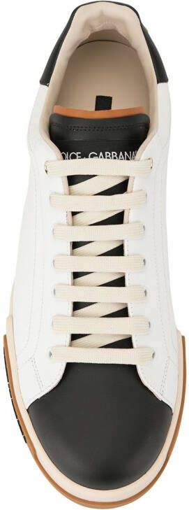 Dolce & Gabbana Portofino panelled sneakers White