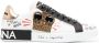 Dolce & Gabbana Portofino slogan print sneakers White - Thumbnail 2