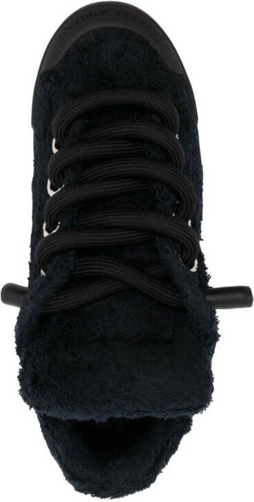 Dolce & Gabbana Portofino terry-cloth sneakers Black