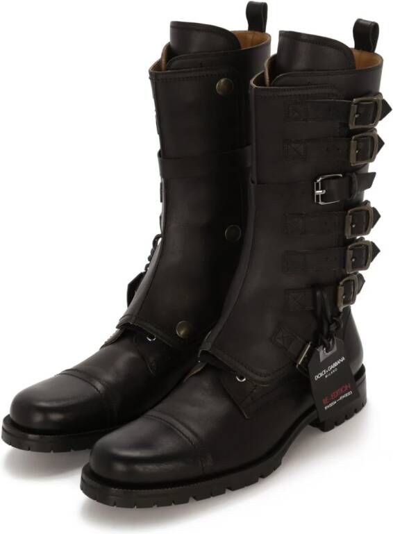 Dolce & Gabbana Re-Edition buckled boots Black