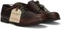 Dolce & Gabbana logo-tag leather derby shoes Brown - Thumbnail 2