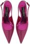 Dolce & Gabbana rhinestone-embellished slingback pumps Pink - Thumbnail 4