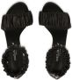 Dolce & Gabbana ruched-detail leather sandals Black - Thumbnail 4