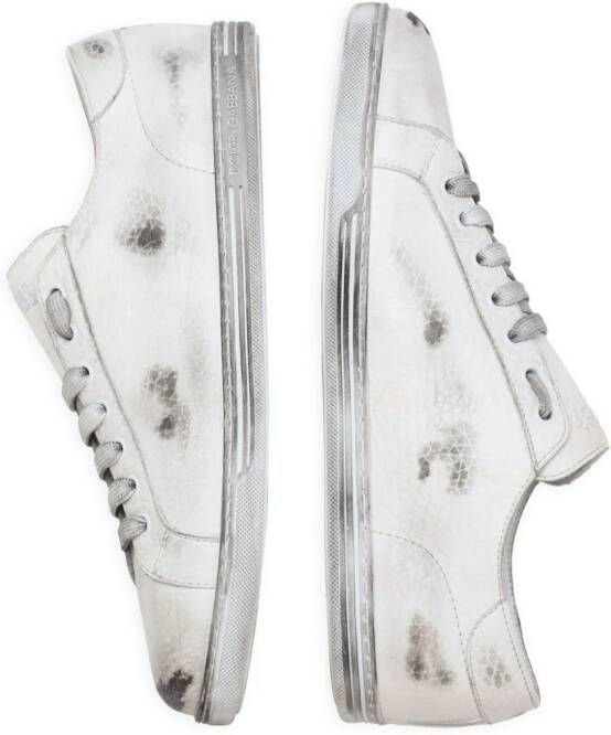 Dolce & Gabbana Saint Tropez leather sneakers White