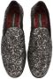 Dolce & Gabbana sequin-embellished leather slippers Black - Thumbnail 4