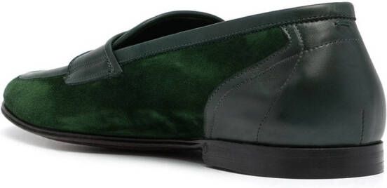 Dolce & Gabbana slip-on leather loafers Green