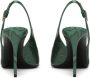 Dolce & Gabbana snakeskin-effect slingback pumps Green - Thumbnail 3