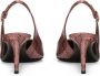 Dolce & Gabbana snakeskin-effect slingback pumps Pink - Thumbnail 3
