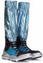 Dolce & Gabbana sock lace-up knee-high boots Blue - Thumbnail 2