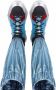 Dolce & Gabbana sock lace-up knee-high boots Blue - Thumbnail 4