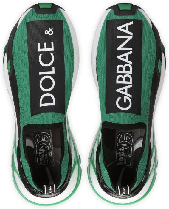 Dolce & Gabbana Fast mesh sneakers Green