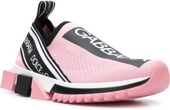 Dolce & Gabbana Sorrento slip-on sneakers Pink