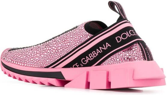 Dolce & Gabbana Sorrento slip-on sneakers Pink
