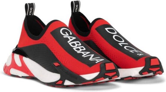 Dolce & Gabbana Sorrento slip-on sneakers Red