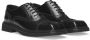 Dolce & Gabbana square-toe leather Derby shoes Black - Thumbnail 2