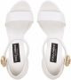 Dolce & Gabbana statement-heel sandals White - Thumbnail 4