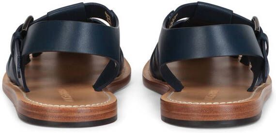 Dolce & Gabbana Pantheon leather gladiator sandals Blue