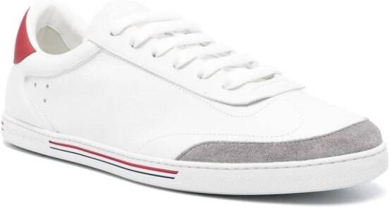 Dolce & Gabbana stripe-detailing leather sneakers White