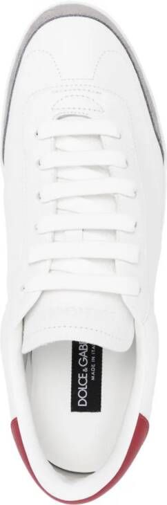 Dolce & Gabbana stripe-detailing leather sneakers White