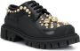 Dolce & Gabbana stud-embellished lace-up shoes Black - Thumbnail 2
