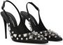 Dolce & Gabbana studded slingback 105mm pumps Black - Thumbnail 2