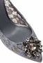 Dolce & Gabbana Taormina-lace crystal-embellished pumps Grey - Thumbnail 2