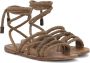 Dolce & Gabbana tie-fastening rope sandals Brown - Thumbnail 2