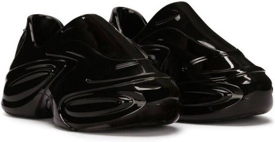 Dolce & Gabbana Toy lacquered sneakers Black