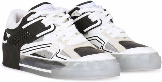 Dolce & Gabbana transparent cut-out sneakers Black