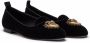 Dolce & Gabbana Velvet Devotion slippers Black - Thumbnail 2