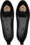 Dolce & Gabbana Velvet Devotion slippers Black - Thumbnail 4