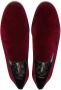 Dolce & Gabbana classic velvet slippers Red - Thumbnail 4