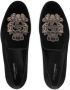 Dolce & Gabbana embroidered velvet slippers Black - Thumbnail 4